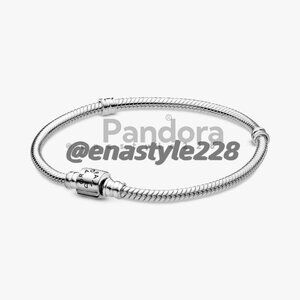 Pandora Barrel Clasp Snake Chain Bracelet